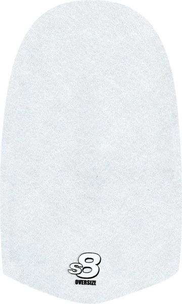 Dexter White Microfiber Oversized Slide Sole (S8) 1 Dexter White Microfiber Oversized Slide Sole (S8)