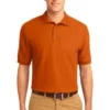 Port Authority Mens Silk Touch Polo Shirt Texas Orange