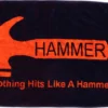 Hammer Loomed Towel Black/Orange