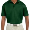 Harriton Mens 4 Oz Polytech Polo Green
