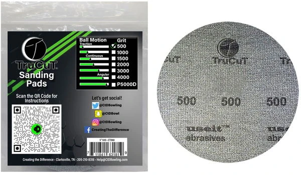 CtD TruCut 500 Grit Sanding Pad 1 CtD TruCut 500 Grit Sanding Pad