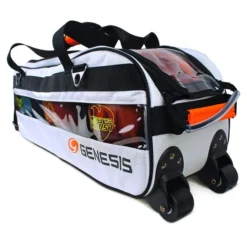 Genesis Sport Triple Roller/Tote White -Outlet Bowling Gear Store b8aa7e55 8e9c 4457 bc65 dcc5af0ed918