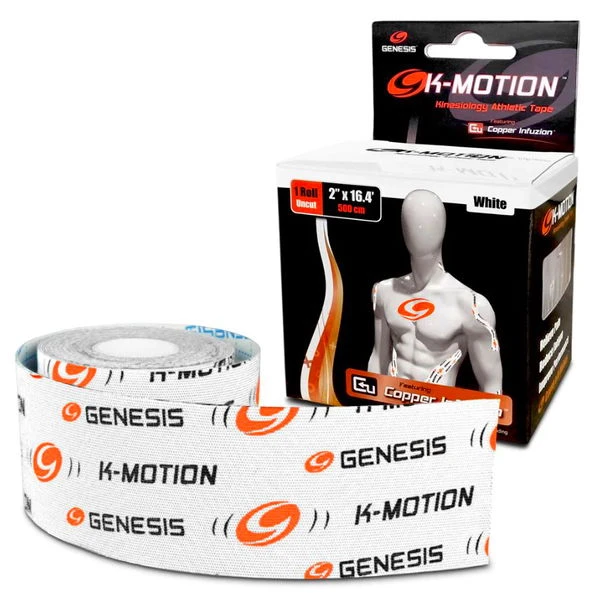 Genesis K-Motion Tape Roll White 1 Genesis K-Motion Tape Roll White