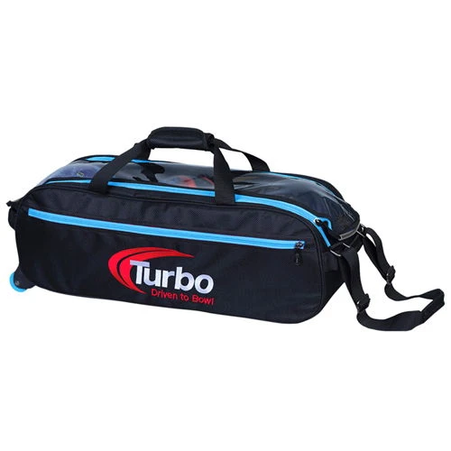Turbo Pursuit Slim Triple Tote Blue/Black 1 Turbo Pursuit Slim Triple Tote Blue/Black