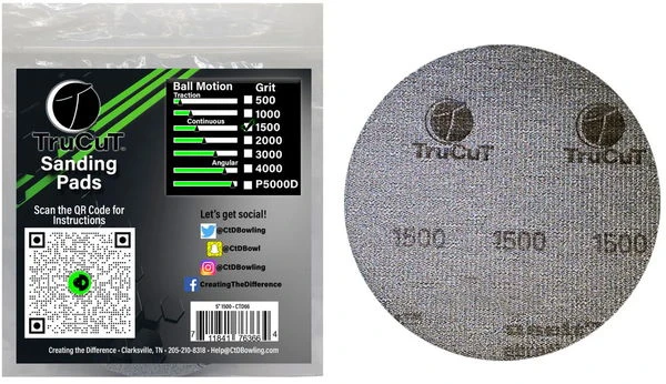 CtD TruCut 1500 Grit Sanding Pad 1 CtD TruCut 1500 Grit Sanding Pad